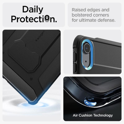 Tablet Etui iPad Air 13 2024 Spigen Rugged Armor Pro czarne