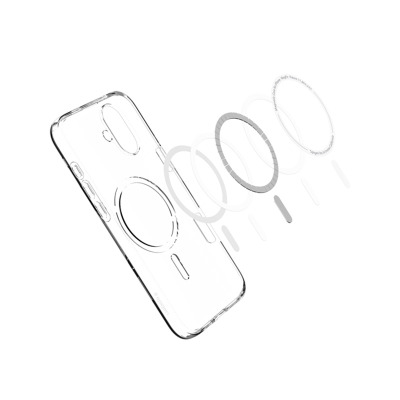 ACS08390 Etui do iPhone 16 Spigen Liquid Crystal MagSafe przezroczyste
