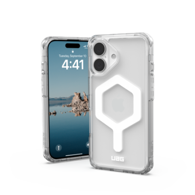 114482114341 Etui iPhone 16 UAG Plyo MagSafe ice-white przezroczyste