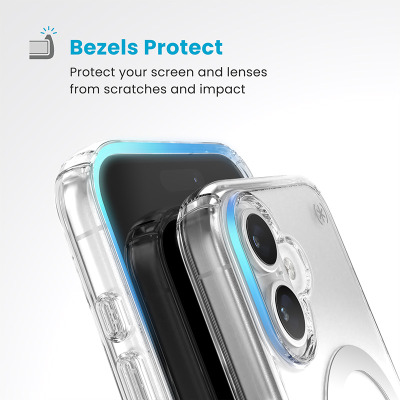 Etui do iPhone 16 Poznań Speck Presidio ClickLock MagSafe clear - przezroczyste