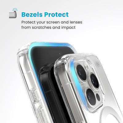 Etui do iPhone 16 Pro Poznań Speck Presidio ClickLock MagSafe clear - przezroczyste
