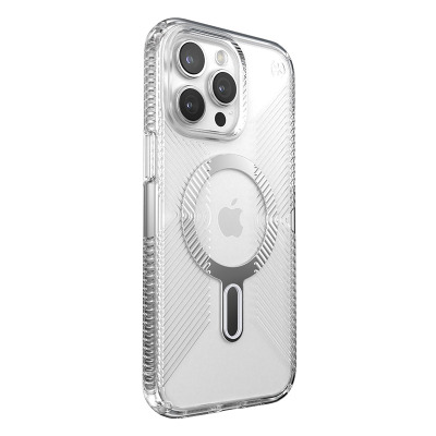 Etui do iPhone 15 Pro Max Speck Presidio2 Grip ClickLock MagSafe clear -przezroczyste