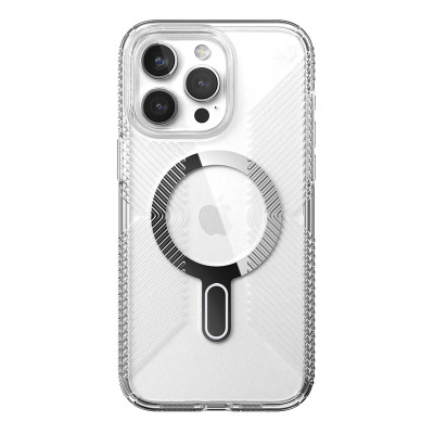 Etui do iPhone 15 Pro Max Speck Presidio2 Grip ClickLock MagSafe clear -przezroczyste