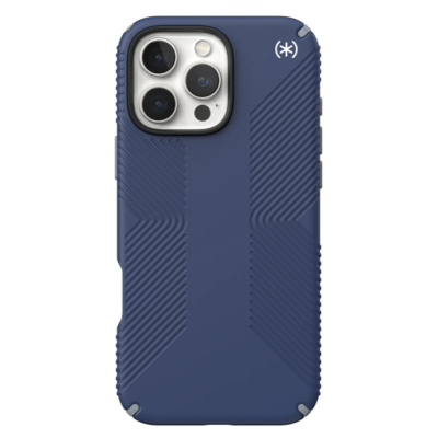 Etui do iPhone 16 Pro Max Speck Presidio2 Grip MagSafe - niebieskie