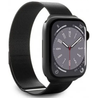 Pasek do Apple Watch 38/40/41mm Puro Milanese Magnetic Band - czarny
