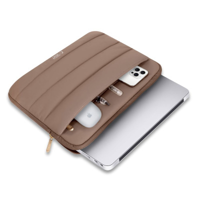 Kraków Etui do Macbooka 13-14 Tech-Protect Fluffy walnut - brązowe