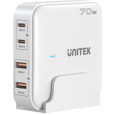 Rzeszów Ładowarka sieciowa Unitek GaN 4 port 70W - biała P1228AWH01