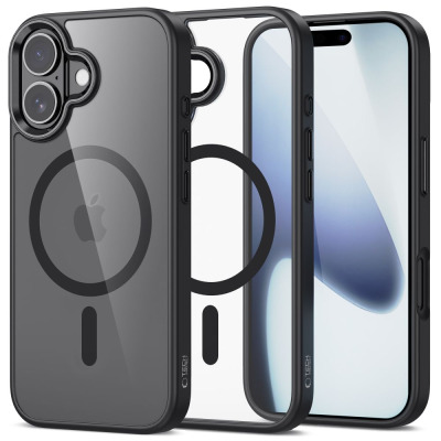 Etui do iPhone 17 Tech-Protect MagMat MagSafe black clear