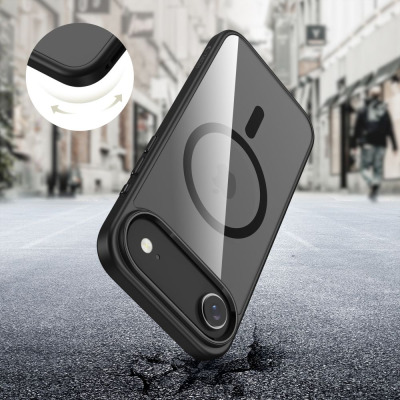 Etui do iPhone 17 Air Tech-Protect MagMat MagSafe black clear