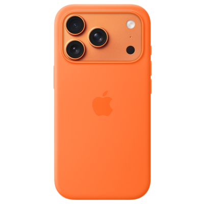 Apple Etui do iPhone 17 Pro Silicone MagSafe - Pomarańczowe