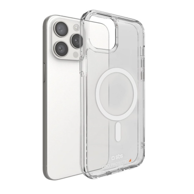RZESZÓW Etui do iPhone 15 Pro SBS D3O MagSafe - przeźroczyste 8018417467837