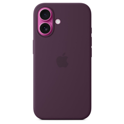Apple Etui do iPhone 16 Silicone MagSafe - Plum