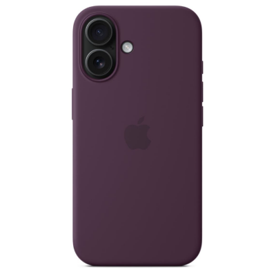 Apple Etui do iPhone 16 Silicone MagSafe - Plum