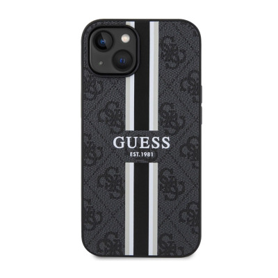 Etui do iPhone 14 Guess 4G Black Magsafe