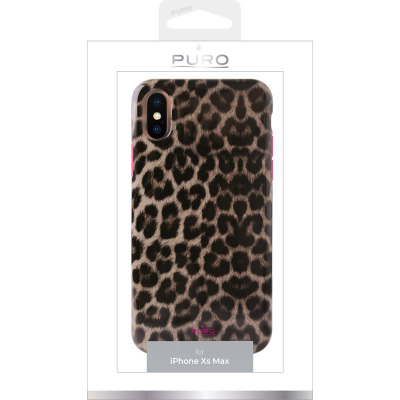Warszawa Etui do iPhone Xs Max Puro Glam Leopard Cover IPCX65LEO2PNK