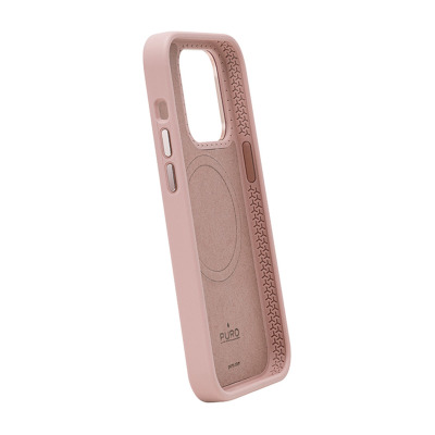 Etui do iPhone 15 PURO ICON Mag Cover piaskowy róż