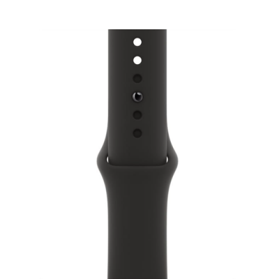 Pasek do apple watch 38/40/41/42mm silikonowy - czarny
