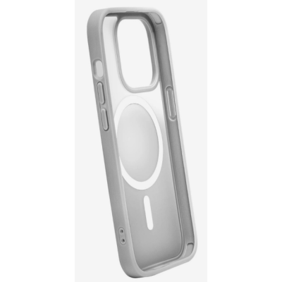 PUIPC15P67GRADIENTSI Etui do iPhone 15 Pro Max PURO Gradient MagSafe srebrne