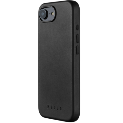 Etui do iPhone 16e Mujjo Full Leather MagSafe czarne