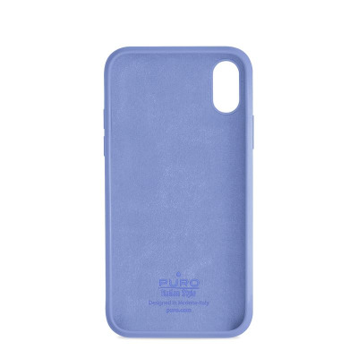 Etui do iPhone Xs Max Puro ICON Cover - jasno niebieskie