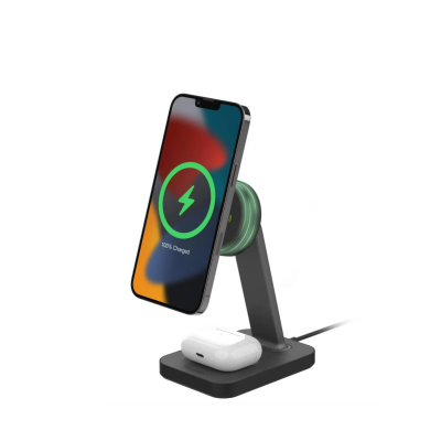 401309751 Ładowarka Indukcyjna Mophie Snap 2w1 z MagSafe do iPhone i AirPods - czarny RZESZÓW