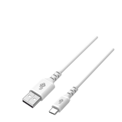 RZESZÓW Kabel USB - USB-C TB 1m silikonowy - biały AKTBXKUCMISI10W