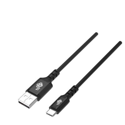RZESZÓW Kabel USB - USB-C TB 1m silikonowy - czarny AKTBXKUCMISI10B