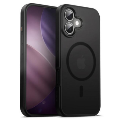 CRGHFMIP1763BLK Etui do iPhone 17 Crong Hybrid Frost MAG Cover czarny