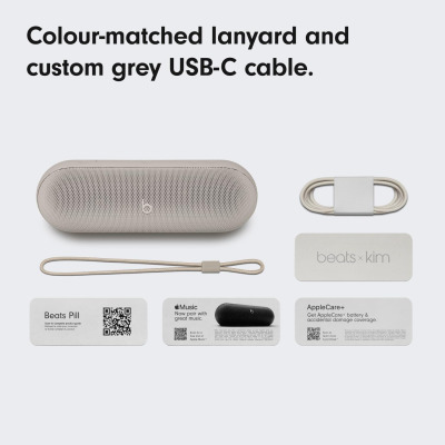 MAX24LL/A Głośnik bezprzewodowy Beats Pill X Kim Kardashian - jasnoszary RZESZÓW