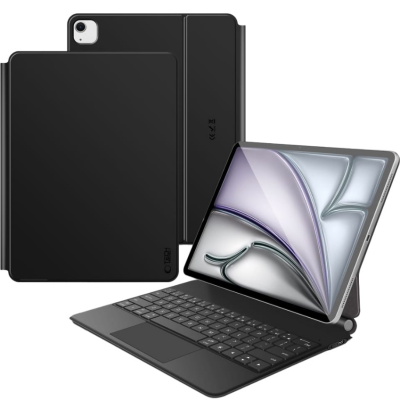 Etui z klawiaturą iPad Air 13 Tech-Protect SC czarne magnetic 5906302363452
