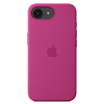 Apple Etui iPhone 16e Silicone MagSafe - żywy róż