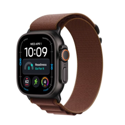 Apple Watch Ultra 4 49mm czarny Alpine burgundy S