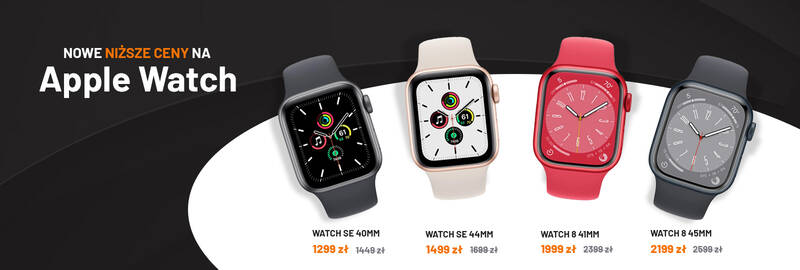 Apple Watch nowe niższe ceny