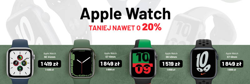 Promocje na wybrane modele Apple Watch!