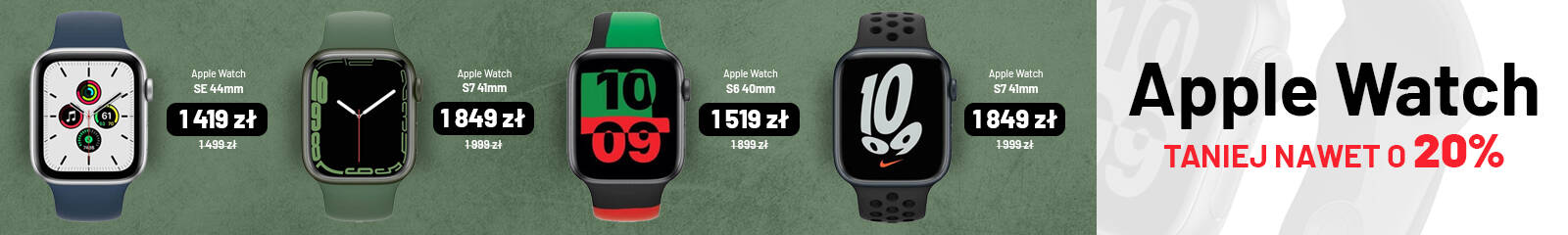 Promocja na wybrane modele Apple Watch!