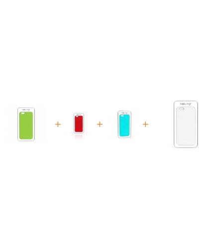 Cztery kolory w cenie trzech Etui do iPhone 6, 6S Happy Plugs - zdjęcie 1