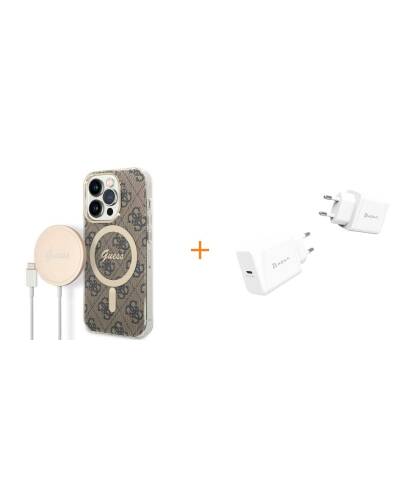 Zestaw Etui GUESS z ładowarką do iPhone 14 Pro + Zasilacz 20W - zdjęcie 1
