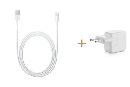 Oryginalny zestaw Apple ładowarka oraz kabel lightning 2m