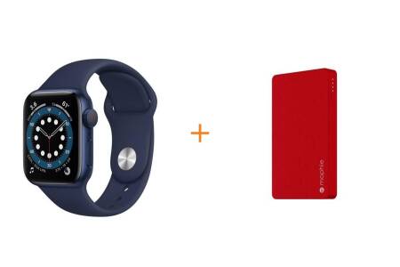 Apple Watch S6 40mm Niebieski + powerbank Mophie za 1 zł