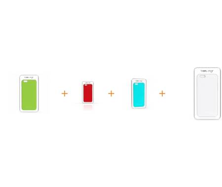 Cztery kolory w cenie trzech Etui do iPhone 6, 6S Happy Plugs